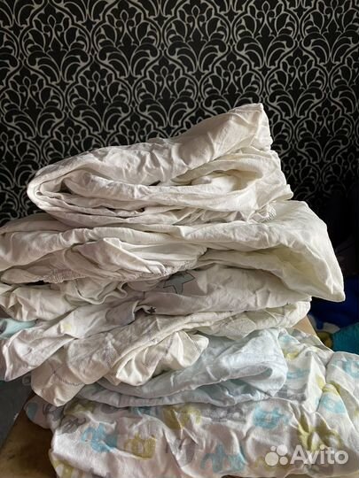 Детское одеялко и простыни на резинках