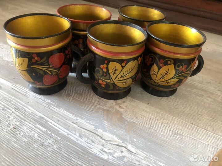 Посуда хохлома СССР