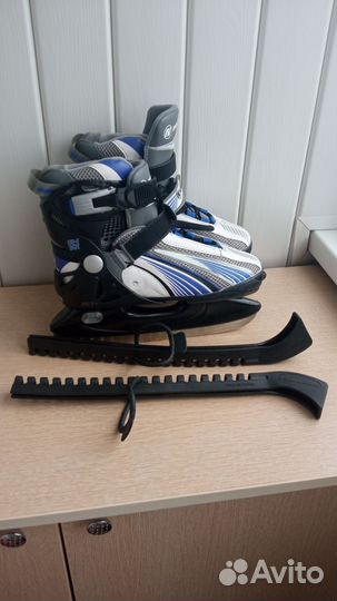Коньки детские раздвижные 34