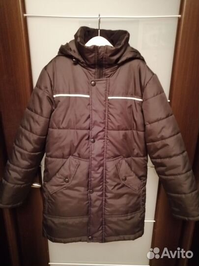 Демисезонная удлинённая куртка для мальчика