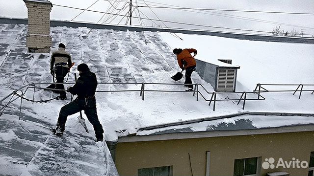 Очистка крыши от сосулек и снега объявление продам