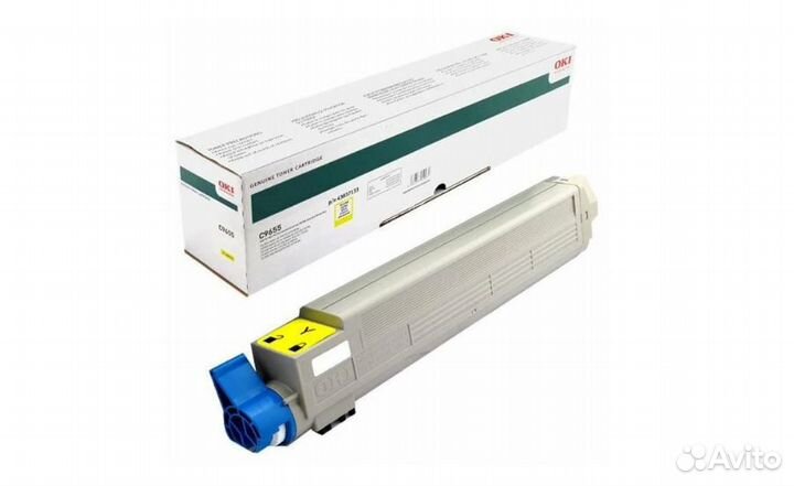 Тонер-картридж Oki к C9655 (43837133), Yellow, рес