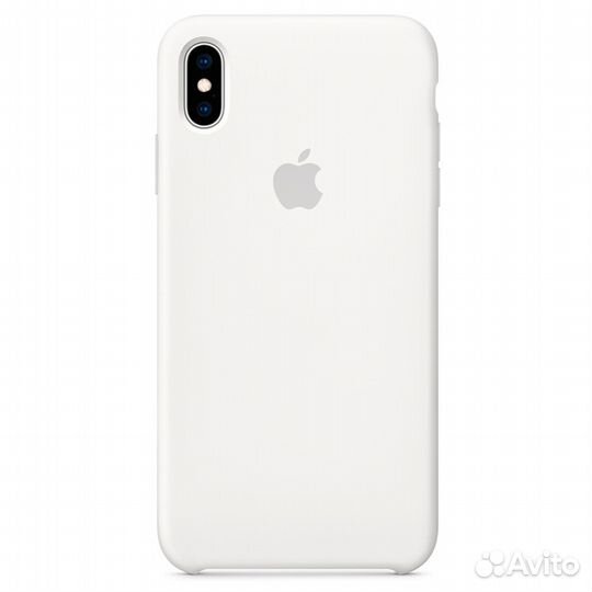 Силиконовый Чехол Для iPhone Xs Max, Белый