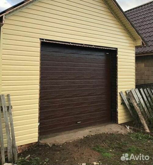 Секционные гаражные ворота - Большое Болдино