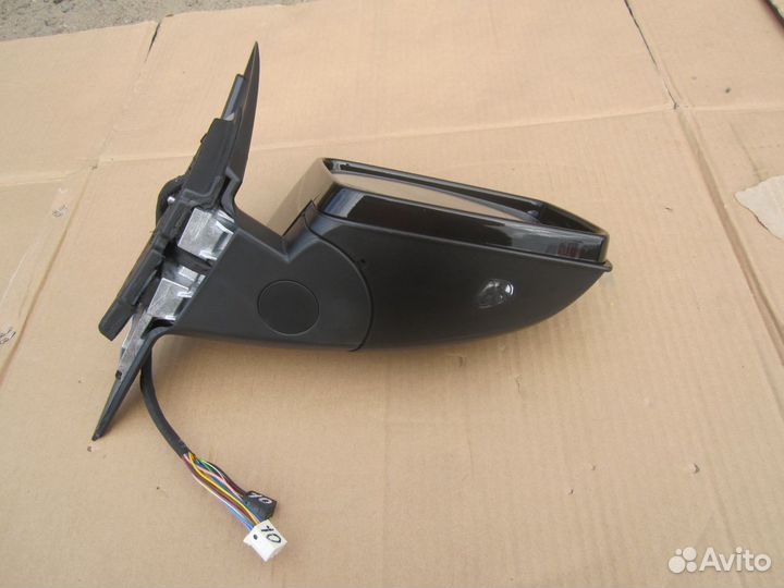 Зеркало правое 10+10 конт Mercedes W204 рестайл