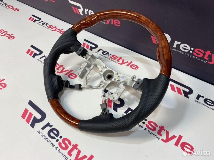 Руль Toyota Camry 40 Design Дерево косточка D2108