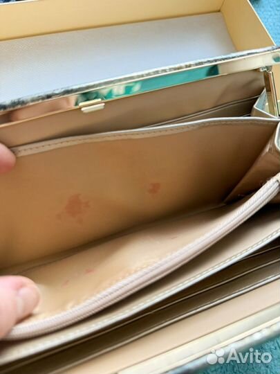 Клатч натуральная кожа fabretti