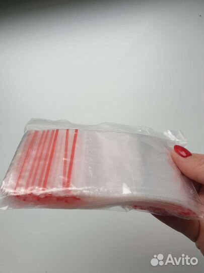 Пакетики 6х8см 100шт