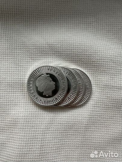 Серебряная монета Кенгуру 31,1 г 2018 года