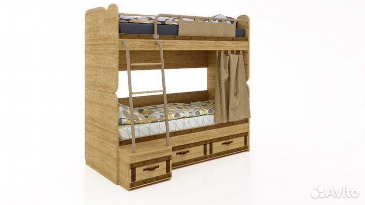 Кровать двухъярусная Корсар-6