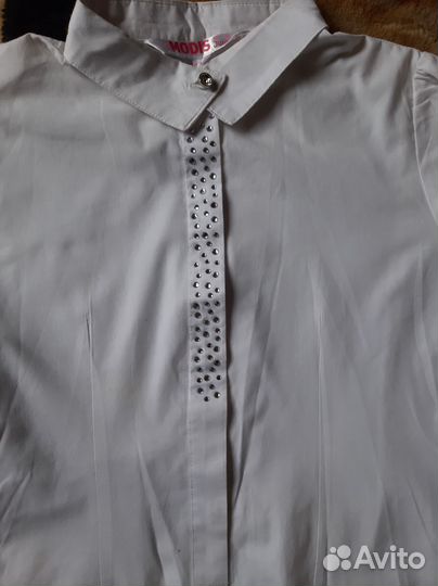 Школьные блузки для девочки за 3 шт