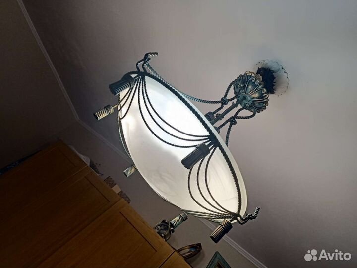 Люстра потолочная бу