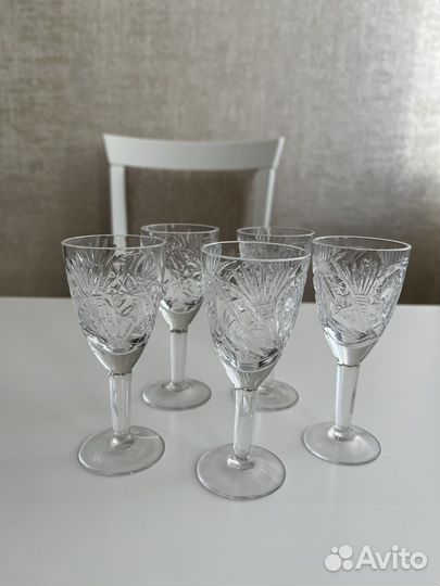 Хрустальные кружки, рюмки