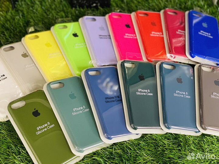 Качественные чехлы Silicone Case на iPhone