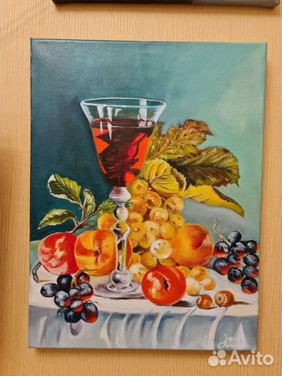 Картина маслом на холсте натюрморт