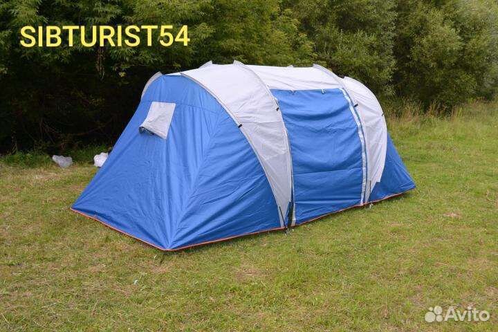 Палатка 4-х местная двухкомнатная с тамбуром+видео