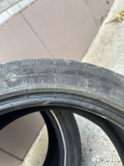 Continental ContiSportContact 2 215/45 R17 21K