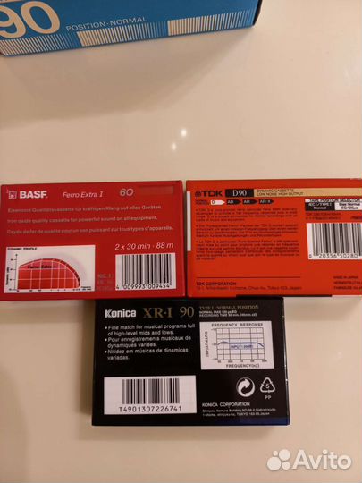 Аудиокассеты новые запечатанные