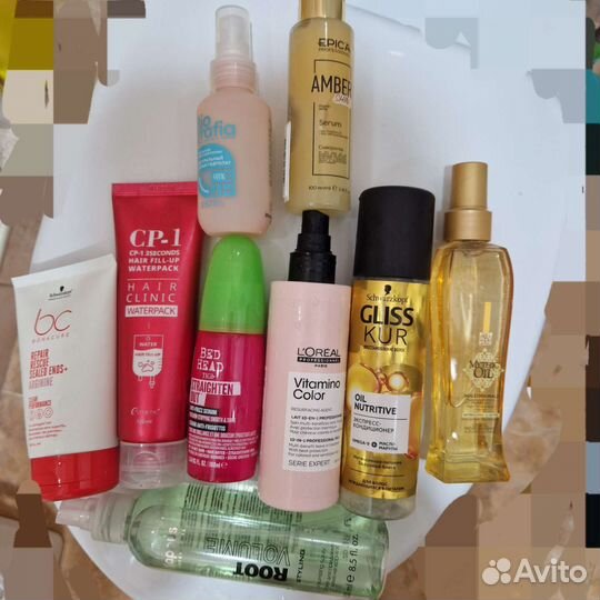 Спрей/крем для волос. Несмывашки