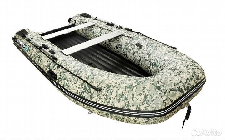 Моторная лодка пвх gladiator E380PRO камуфляж