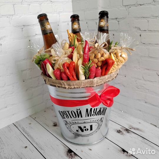 Мужские букеты съедобные