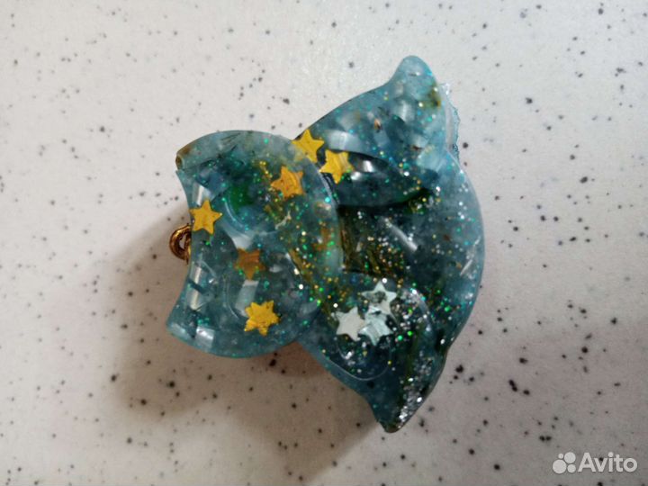 Брелок/Кулон/Сова/Оргонит/Мезонектар