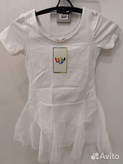 Купальник гимнастический детский хлопковый 140