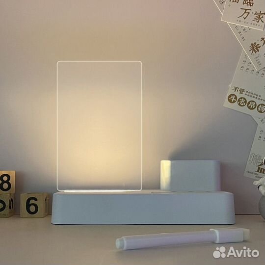 Светодиодная акриловая доска для заметок ночник