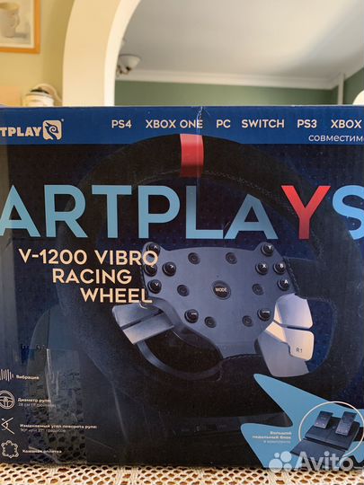 Игровой руль logitech V-1200 vibro