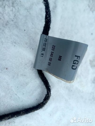 Проводка 2205400209 Mercedes S (W220) 1998-2005