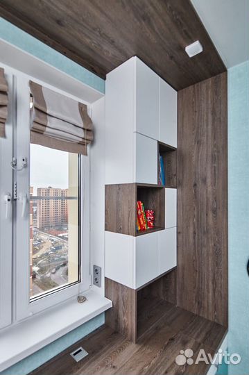 Детская рабочая зона у окна в рассрочку