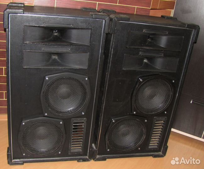 Колонки Frank-M 2082W 2шт Pro Big TOP 4Dyn+4Rupor