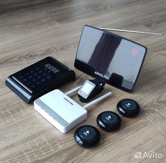 Кнопка вызова персонала, часы, табло, пуль, репите