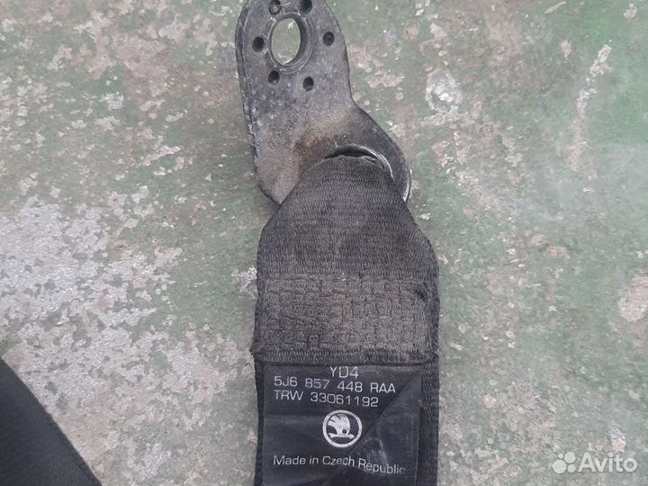 Ремень безопасности шкода фабия