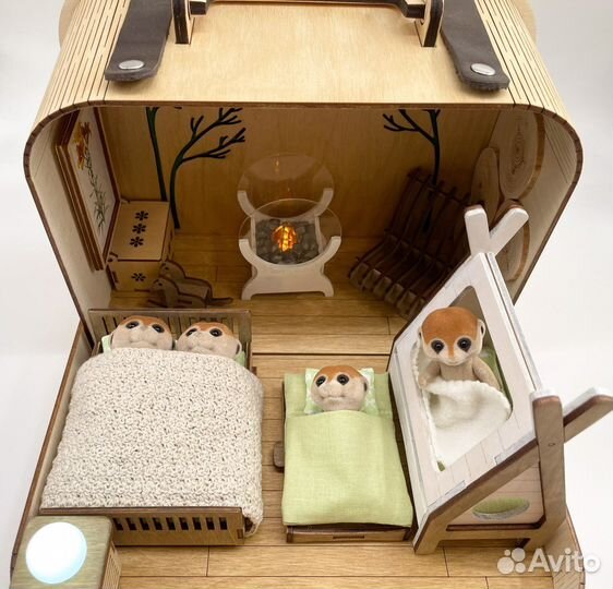 Кукольный домик-чемодан «Сканди»