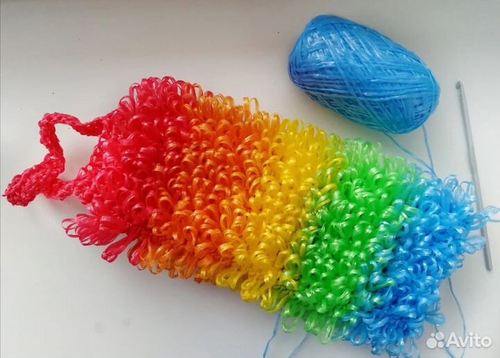 Мочалка ручной работы