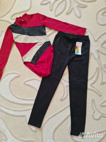 Гимнастический купальник 116+новые ласины