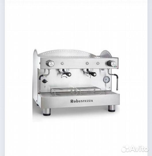 Кофемашина полуавтомат robustezza BZB2mmixil сталь
