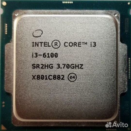 Процессор i3-6100 2/4x3.7ггц LGA1151