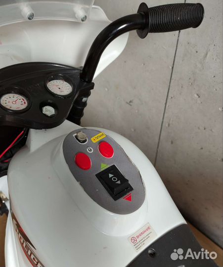 Детский трёхколёсный электромотоцикл Kreiss