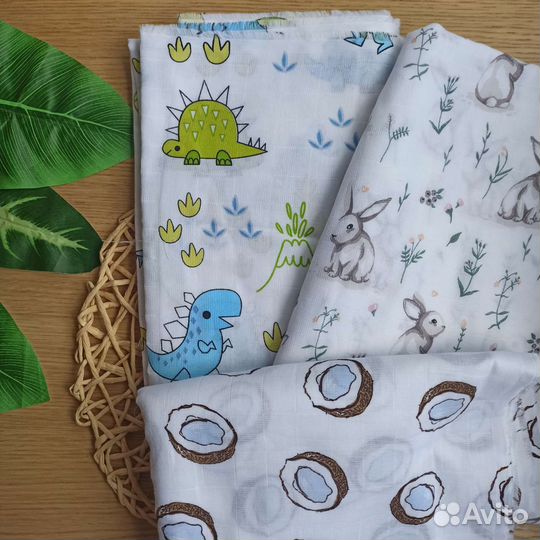 Непромокашки из муслина+махра 