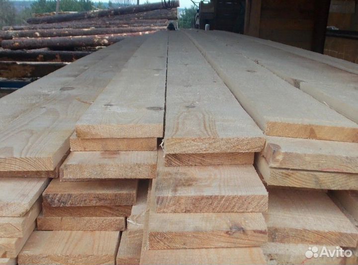 Доска обрезная естественной влажности
