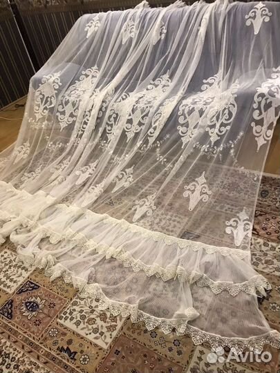 Шторы тюль 2 штуки