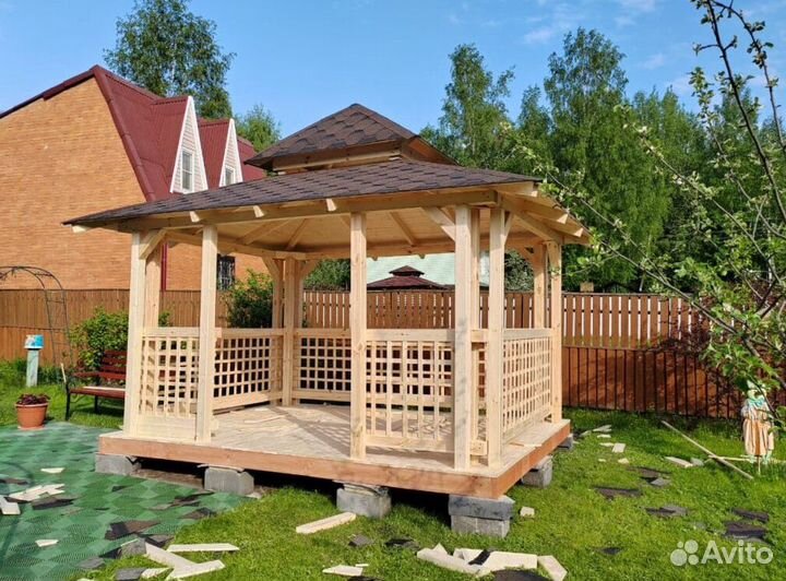 Деревянные беседки