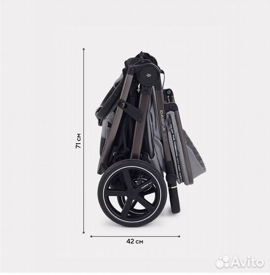 Прогулочная коляска Rant Caspia 2.0 Grey