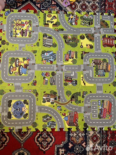 Детский коврик пазл