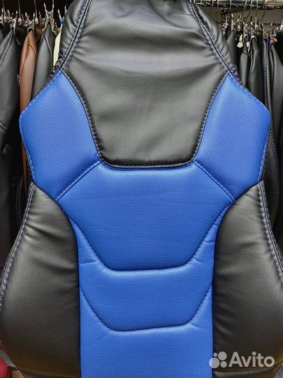 Авточехлы экокожа Лада Приора