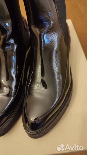 Ботильоны John Galliano кожа, лак 38 размер