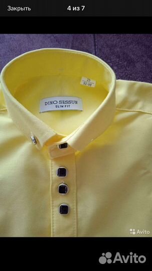 Рубашка новая праздничная детская 86-92