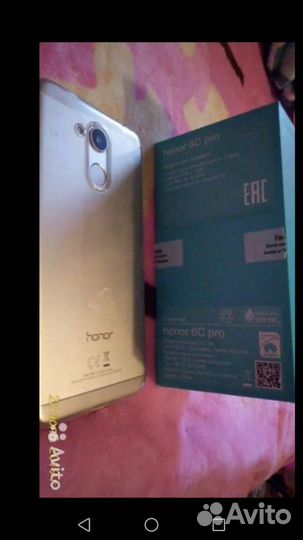 Смартфон honor 6C pro gold black